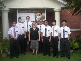 New Missionaries (Elder Valdez is Elder Hale's 6th companion)-Our newest batch! From left to right: Elder Velez, Elder Bean, Elder McGuffin, Elder Medina, Elder Valdez and Elder Rosal. We can already tell they are going to be a powerful force for great New Missionaries (Elder Valdez is Elder Hale's 6th companion)-Our newest batch! From left to right: Elder Velez, Elder Bean, Elder McGuffin, Elder Medina, Elder Valdez and Elder Rosal. We can already tell they are going to be a powerful force for great