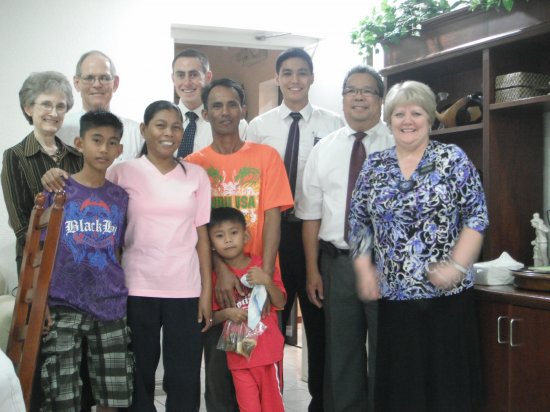 The Gamit Family with Elder and Sister Edwards (Area Presidency) and President and Sister Carlos The Gamit Family with Elder and Sister Edwards (Area Presidency) and President and Sister Carlos
