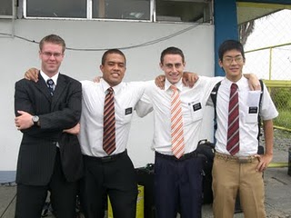 Elders Katoa & Hale with the 2 missionaries going home ...flying out of Cauayan!!! Elders Katoa & Hale with the 2 missionaries going home ...flying out of Cauayan!!!